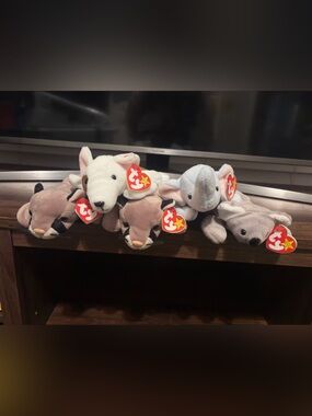 Lot of 5 Bennie babies original
